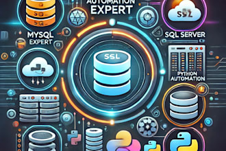 do sql query, mysql, sql server, sql database, python automation