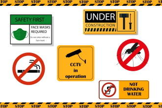 design safety boards caution signs and hazard posters