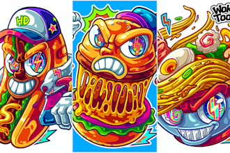 draw an adorable and attention grabbing character design