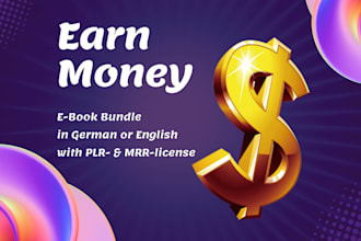 send you ebooks about earn money in english and german for commercial