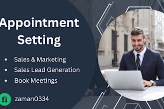 be your linkedin marketing manager and appointment setter