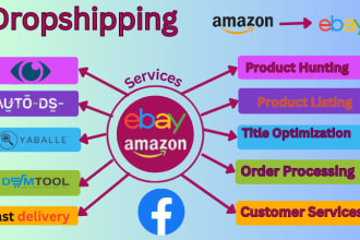 do facebook, amazon to ebay dropshipping listings autods