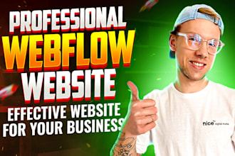 design and develop a responsive webflow website