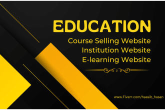 create education, lms, elearning website using learndash, tutor lms pro