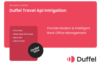 develop ota for b2b and b2c using duffel API