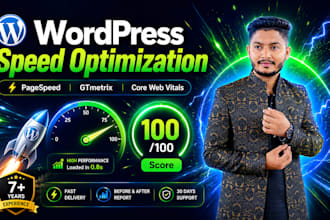speed optimize wordpress website, improve google pagespeed score
