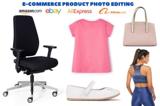 product photo editing, image retouching, background remove, and realistic shadow