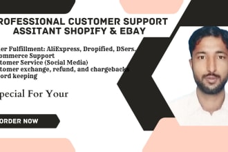 provide customer service as a virtual assistant for an e commerce store