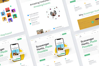 create modern web design ui template, mockup in figma or xd