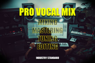 mix master edit tune vocals in 24 hours