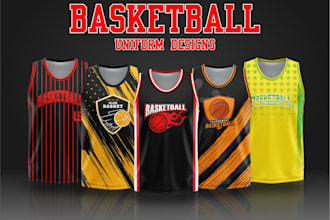 create amazing and unique basketball jersey designs