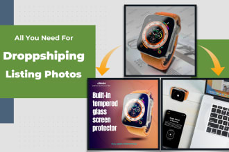 design dropshipping product images and edit shopify dropshipping photos