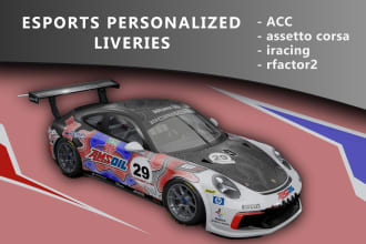design acc and iracing custom livery
