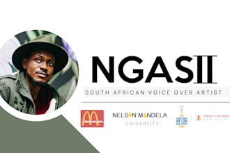 record professional black male south african voice over