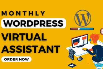 be your monthly wordpress virtual assistant