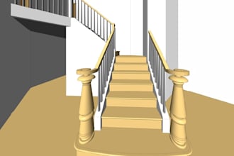 design your staircase in 2d and 3d