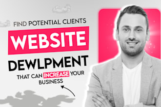 find potential clients for website design and development services