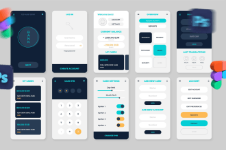 do ui design, ui ux design, website ui ux design on figma