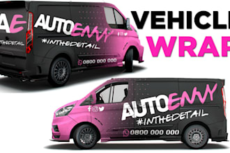 make eye catching vehicle wrap, car wrap design to boost your brand identity