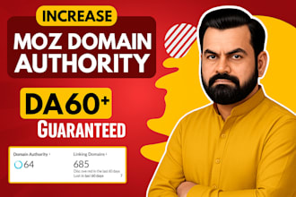 increase domain authority da, moz da pa 50 plus fast