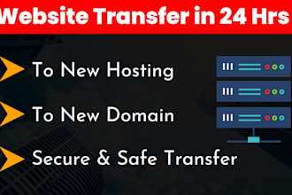 transfer, backup, and migrate wordpress website in 3 hrs