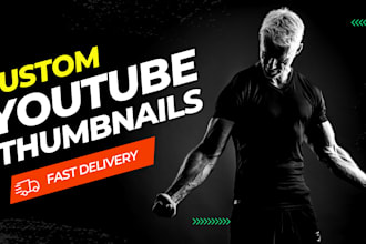 design 2 amazing youtube thumbnail in 4 hours