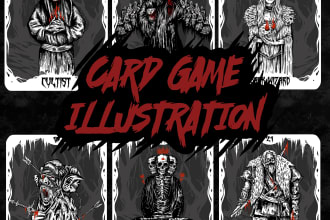 make best illustration for your card game