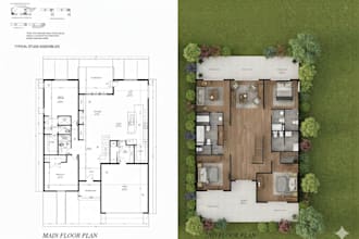 draw architectural floor plans, house plans in autocad