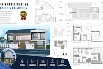 architectural design, floor plans, and autocad drafting