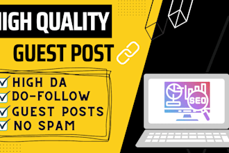 provide high quality guest post on high da websites