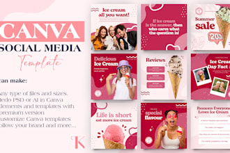 custom canva templates for stunning designs