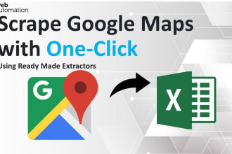 provide you scraped google map and business related data