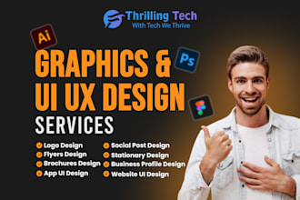 design a professional logo and uiux for your business