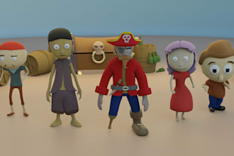create stunning 3d animations for youtube, medical, game or promo