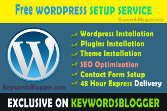 install wordpres and also modify or change your wordpress blog or site