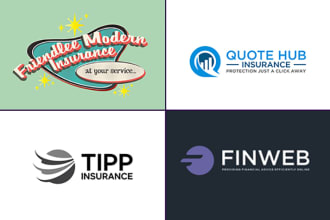 design a professional insurance agency logo for 16 hr