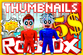 do a HD professional roblox thumbnail