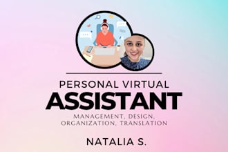 be your personal virtual assistant in english and spanish