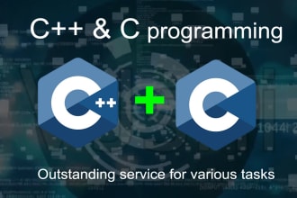 do programming project on cpp, c lang,c, qt