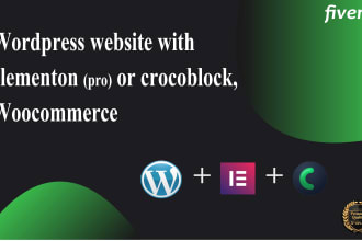 build rosponsive wordpress website with crocoblock jetengine