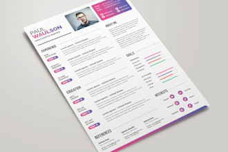 design a personalized layout for your CV or resume