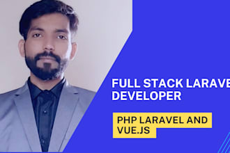fix and develop PHP, laravel, vue js website