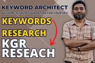 do professional keyword research and kgr