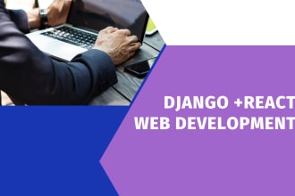 build any website using django react and nextjs