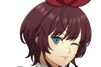 draw persona 5 sprite portrait