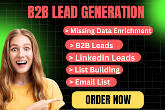 provide targeted b2b lead gen and prospect email list building