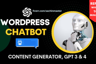 integrate chatgpt openai and ai chatbot into your wordpress