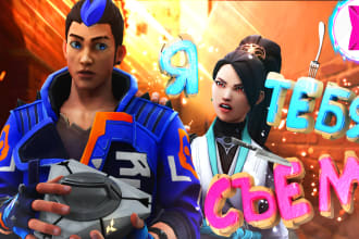 3d design gaming thumbnail for youtube valorant,overwatch