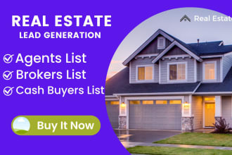 provide real estate active cash buyers lists