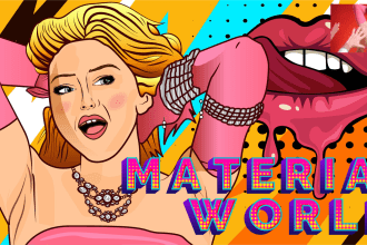 draw pop art in retro comic style